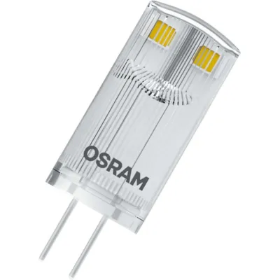 OSRAM LED G4 Lampe PARATHOM LEDPPIN20 CL 1,8W 12V | 200lm | 2700K Warmweiß | Nicht dimmbar | 36x13mm | Klar | EEK F
