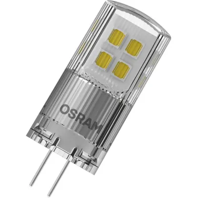 OSRAM LED Lampe G4 LEDPPIN20DCL2W827 | 2W 12V | dimmbar | 200lm | 2700K warmweiß | 320° Abstrahlung | klar | IP20
