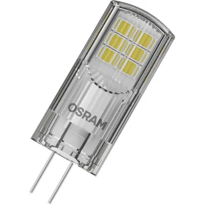LEDVANCE LED Lampe G4 | LEDPPIN30CL2,6W827G4 | 12V 2,6W 2700K | 300lm | klar | 40x14mm | nicht dimmbar | warmweiß