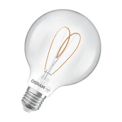 LEDVANCE LED-Kugellampe Vintage 1906G #4058075836907 | E27 | 7,2W | dimmbar | Filament | 2700K warmweiß | 806lm | klar