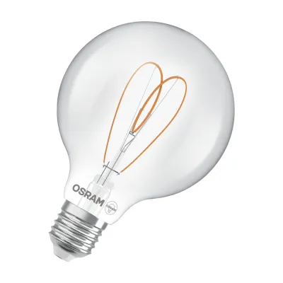 LEDVANCE LED-Kugellampe Vintage 1906G #4058075836907 | E27 | 7,2W | dimmbar | Filament | 2700K warmweiß | 806lm | klar
