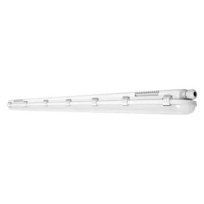 LEDVANCE LED-Feuchtraumleuchte DP S 1500 58W 840 | Feuchtraumleuchte mit Sensor | 150 cm | 8000 lm | IP65 | 4000K | grau