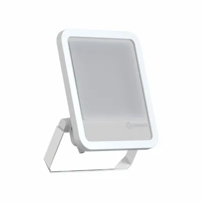 LEDVANCE LED-Fluter FL 150 P 100W 15KLM 3000K | 14000lm | IP66 | IK08 | symmetrisch | Aluminium weiß | schwenkbar