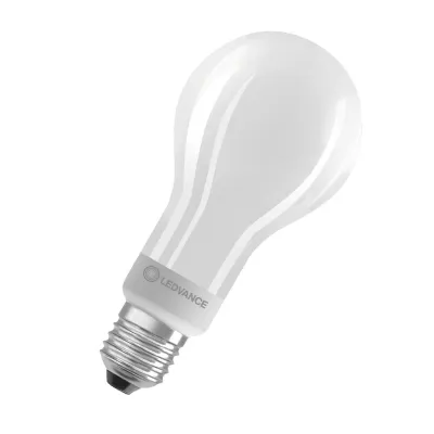LEDVANCE LED-Lampe E27 18W 827 A150 matt | dimmbar | 2452lm | 2700K warmweiß | Filament | 15000h | Birnenform