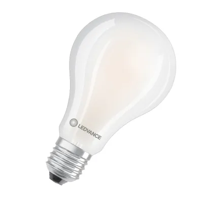 LEDVANCE LED-Lampe E27 A200 24W 3452lm 2700K | Filament matt | warmweiß | CRI 80 | 320° Abstrahlung | weiß