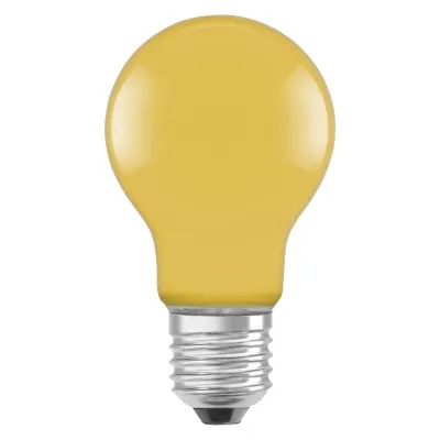 OSRAM LED Lampe E27 A60 | STAR DECO CLASSIC A15 2,5W | 235 lm | 2200K warmweiß | Filament | nicht dimmbar | gelb