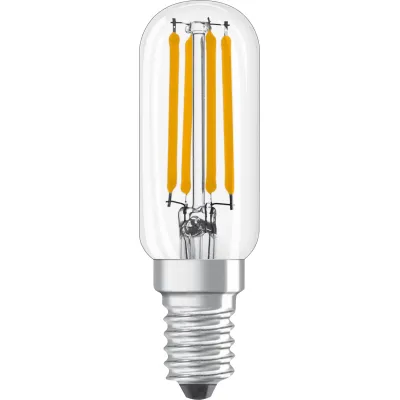 OSRAM LED Lampe E14 T26 6,5W 730lm 2700K warmweiß klar | Speziallampe Kühlschrank | 300° Ausstrahlung | nicht dimmbar