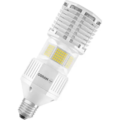 OSRAM LEDVANCE NAV LED 35W 5400lm E27 | LED-Ersatz für Natriumdampflampe | 2700K warmweiß | IP40 | 360° | weiß