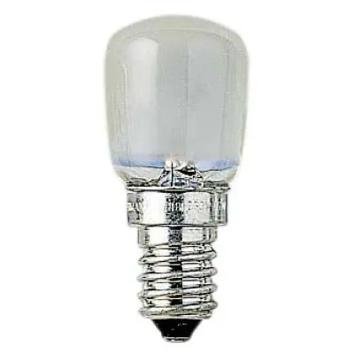 Osram Kühlschranklampe 215083 T26 15W E14 matt | 230V | 90lm | 1000h | Ø26x55mm | für Kühlschränke | weiß
