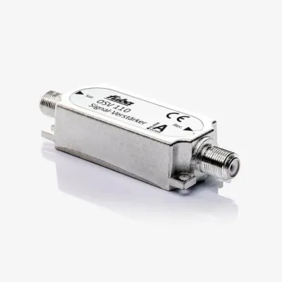 Fuba SAT Signalverstärker OSV 110 | Inline Verstärker | 16-20 dB | 47-2300 MHz | F-Buchsen | Druckgussgehäuse
