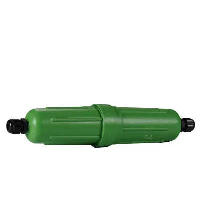 EFB Elektronik Glasfasermuffe 83187.1 | LWL Rohrmuffe Outdoor | 12-24 Spleißverbindungen | IP68 | Kunststoff | grün