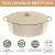 Bild: Tefal Bräter E25906 LOV | oval, 34 cm, 7,2L | Gusseisen 97% Recycling | induktionsgeeignet | spülmaschinenfest | beige