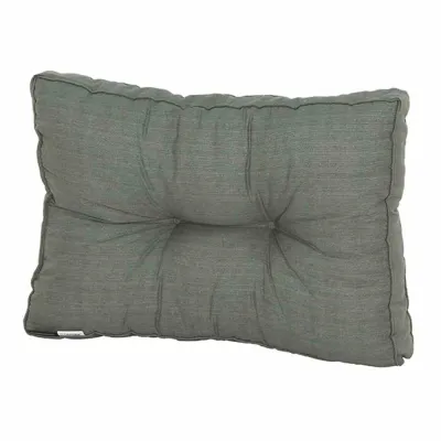 Pal.Rück.kis. Basic, grau grau, 50%BW/50%Poly