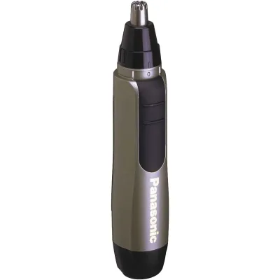 Panasonic ER 412 N501 Nasen- & Ohrhaarschneider | Rotationssystem | abwaschbar | anthrazit-gold