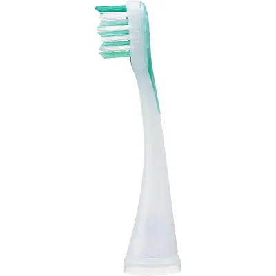 Panasonic Ersatzbürsten EW0923W835 für Schallzahnbürsten | Zick-Zack-Borsten | zahnfleischschonend | 2 Stück | mittel