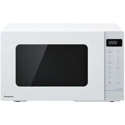 Panasonic Kombi-Mikrowelle NN-K35NWMEPG | 24l Garraum | Mikrowelle mit Grill 900W | 8 Automatikprogramme | Weiß
