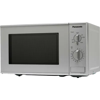 Panasonic Mikrowelle mit Grill NN-K121MMEPG | 20 L | 800 W Mikrowelle | 1000 W Grill | mechanische Steuerung | silber