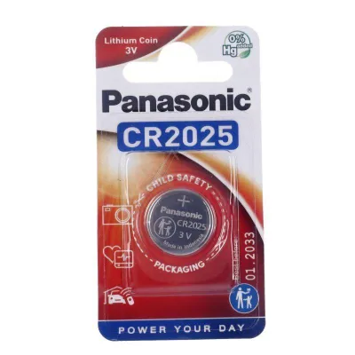 Panasonic Waschmaschine CR2025 Knopfzelle 3V Lithium