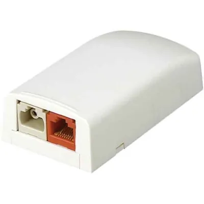 Panduit AP-Verteilerdose CBX2AW-AY | RJ45 2-fach | Aufputz | mit Textfeld | weiß RAL 9010
