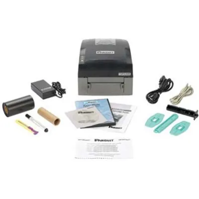 Panduit Etikettendrucker-Set TDP43ME/E-KIT | Thermotransfer | 300 dpi | Beschriftungsgerät inkl. Software | USB