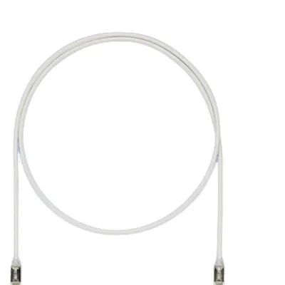 Panduit Patchkabel STP28X5MIG | Cat.6A F/UTP Netzwerkkabel | 5m | RJ45 Stecker | AWG28 | 1:1 belegt | grau