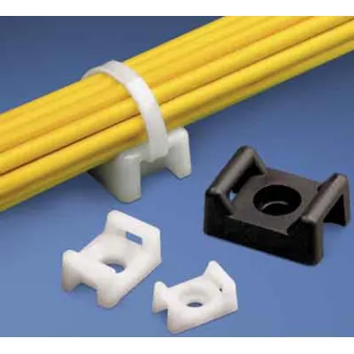 Panduit Befestigungssockel TM3S25-C | Kabelbinderhalterung M6 Schraubbefestigung | 15,8 mm Breite | Nylon 6.6 | natur