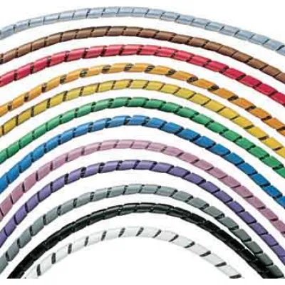 Panduit Spiralband T50F-C4Y 12,7mm x 30,5m | Kabelbündelungsschlauch | Polyethylen | halogenfrei | gelb