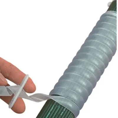 Panduit Spiralbandumwicklung T38N-C | Kabelbündelungsschlauch 9,5mm | Polyamid PA | transparent | halogenfrei | UL94 HB