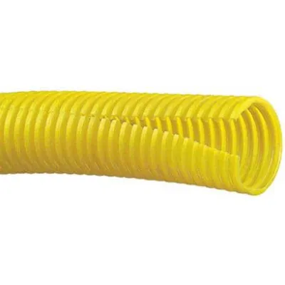 Panduit Wellrohr geschlitzt CLT150F-X4 | Kabelschutz 40 mm | Polyethylen flexibel | 3,1 m Rolle | ölbeständig | gelb
