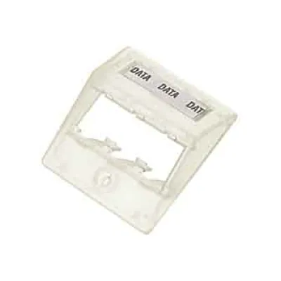 Panduit Zentralplatte CHES3AWY | 3 Port Mini-Com Einsatz | Datenanschlussgehäuse | 55x55 mm | Kunststoff | weiß