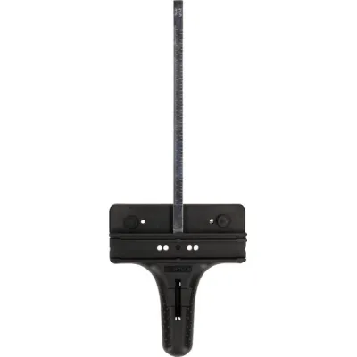 Bosch Parallelanschlag 2608040289 für Stichsägen GST/PST | mit Kreisschneider | Rund- & Parallelschnitte | grau