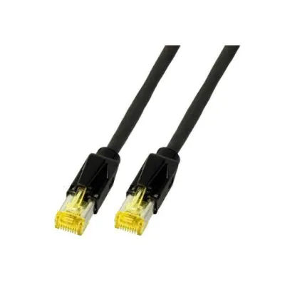 EFB Elektronik Patchkabel K3130.5 | Cat.6A S/FTP 5m | RJ45 | PoE | PUR-Mantel | halogenfrei | UV-beständig | schwarz