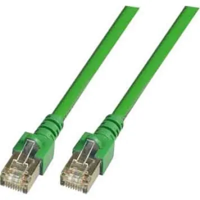 EFB Patchkabel K5460.2 | Cat.5e SF/UTP | RJ45 2m | Gigabit Ethernet | AWG26 | PVC | Rasthebelschutz | grün