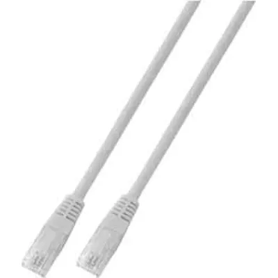 EFB Patchkabel K8092.3 | Cat.5e LAN Kabel 3m | RJ45 | U/UTP | 1:1 Belegung | AWG24 | PVC | flammwidrig | weiß