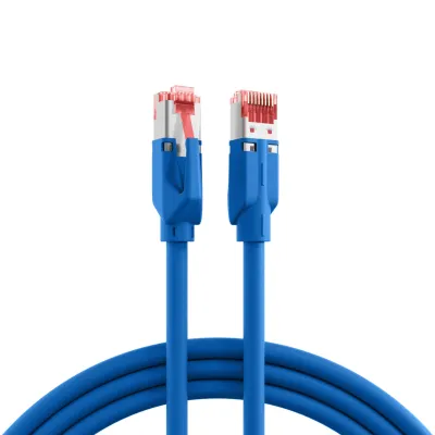 EFB Patchkabel K8054.2 | Cat6A S/FTP | RJ45 TM21 | 2m | 10 Gbit/s | halogenfrei | LSZH | blau