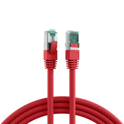EFB Patchkabel MK6001.1,5R | Cat.6A S/FTP | RJ45 1,5m | 10 Gigabit Ethernet | LSZH | Kupfer | flammwidrig | rot