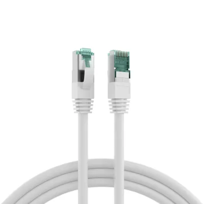 EFB Patchkabel MK6001.30W | Cat.6A S/FTP Netzwerkkabel RJ45 | 30m | LSZH | AWG27/7 | 10Gbit | weiß