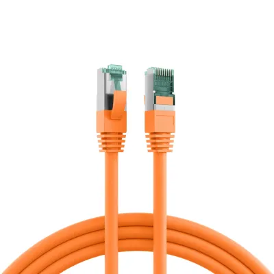 EFB Patchkabel Cat.6A MK6001.3O | S/FTP | RJ45 3m | AWG27 | LSZH | flammwidrig | PoE geeignet | orange
