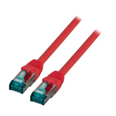 EFB Patchkabel MK6001.5R | Cat.6A S/FTP Netzwerkkabel 5m | RJ45 8(8) Stecker | LSZH | Kupfer | Rot