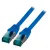 Bild: EFB Patchkabel MK6001.7,5BL | Cat.6A S/FTP Netzwerkkabel | 7,5m | RJ45 Stecker | LSZH | AWG27 | PoE | blau