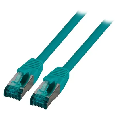 EFB MK6001.7,5GR Patchkabel Cat.6A S/FTP RJ45 | 7,5m | vergoldete Kontakte | LSZH halogenfrei | AWG27 | grün