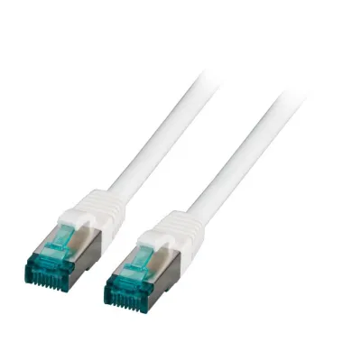 EFB Patchkabel MK6001.7,5W Cat.6A S/FTP RJ45 | 7,5m | 10 Gbit Ethernet | AWG27 | LSZH halogenfrei | weiß