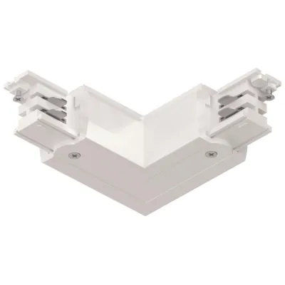 Paulmann ProRail3 L-Verbinder 91372 | 3-Phasen Kupplung außen | 101x101mm | max. 3680W 230V | Metall/Kunststoff | Weiß