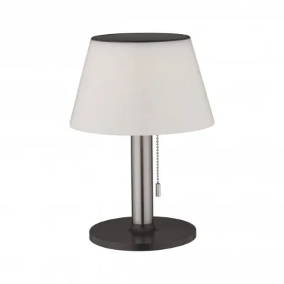 Paulmann Solar-Tischleuchte Lillesol 94309 | LED 0,8W 75lm 3000K warmweiß | 3-fach dimmbar | IP44 | Edelstahl Ø20cm