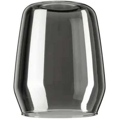 Paulmann Schirm Vento 95359 | Glasschirm für DecoSystems & URail Spots | Ø 80 mm | Höhe 95 mm | Rauchglas | max. 50W