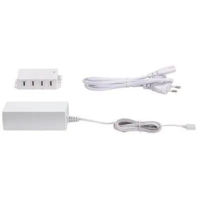 Paulmann LED Trafo 99948 Clever Connect | 36W 12V DC | 8-fach Verteiler | Möbelbeleuchtung Zubehör | Weiß Kunststoff