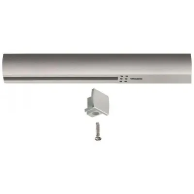 Paulmann URail Endeinspeisung 976.55 | Stromschiene 230V | max. 1000W | 161x18mm | Kunststoff | Chrom matt