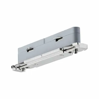 Paulmann Linien-Verbinder 951.36 | URail System Light&Easy 230V | Metall/Kunststoff | innenliegend | 70x11mm | silber