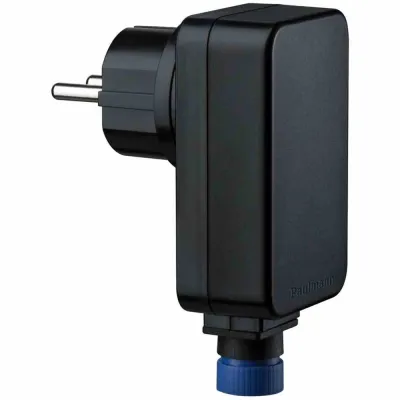 Paulmann LED Trafo 98848 | Plug & Shine Netzteil 230V/24V DC 21W | IP44 | für Außenbereich | schwarz | Kunststoff