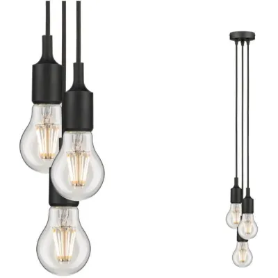 PAULMANN Pendelleuchte Neordic Ketil max3x20W E27 Schwarz